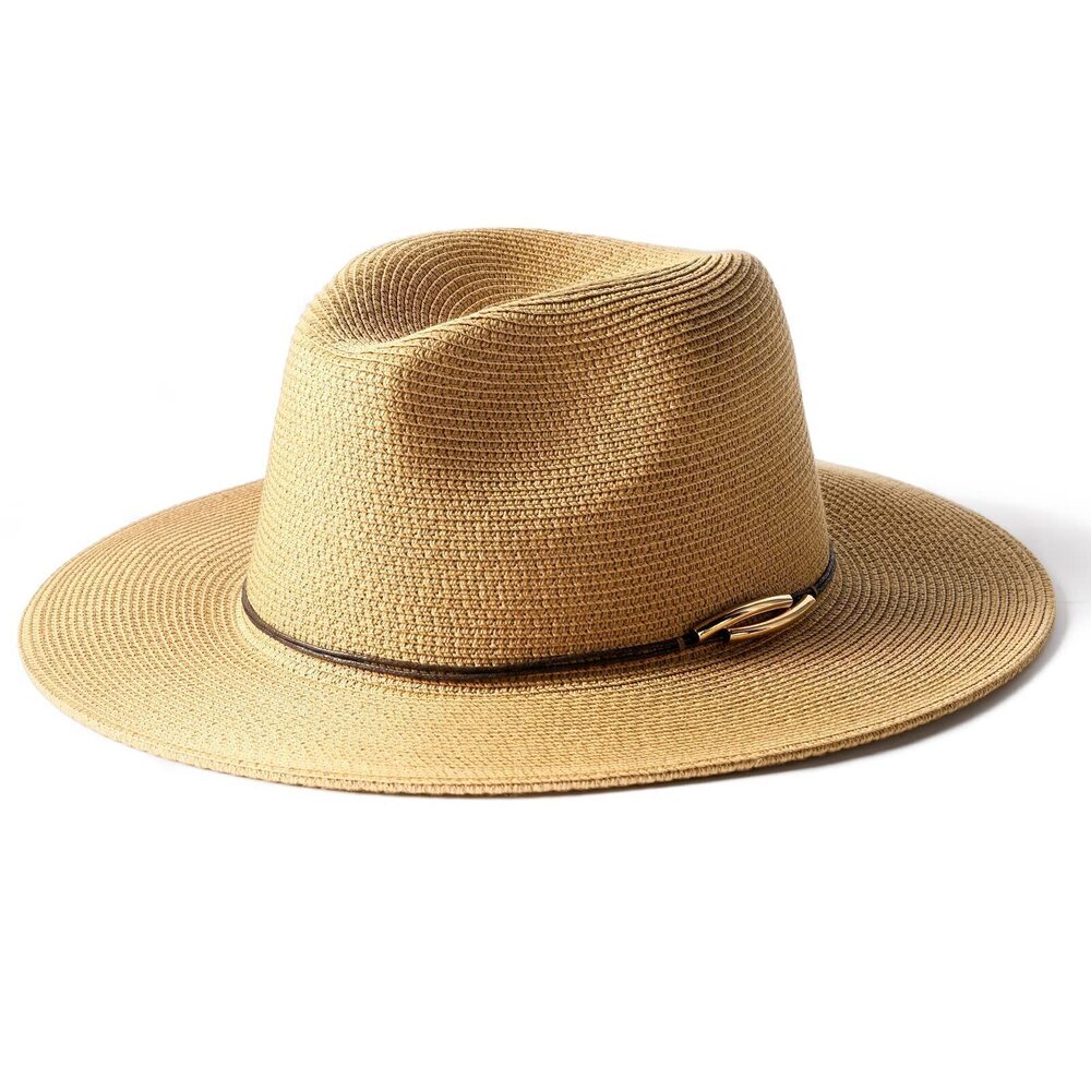 1458 Sun Hats Panama Hat Wide Brim Fedora Straw Beach Hat UV UPF 80+ Beach